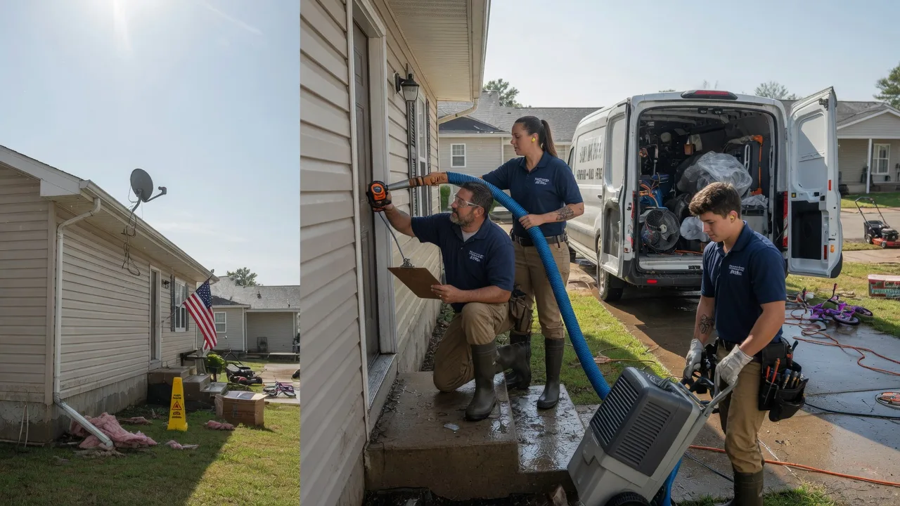 Ceiling Water Damage Restoration in Mchenry, MS near me